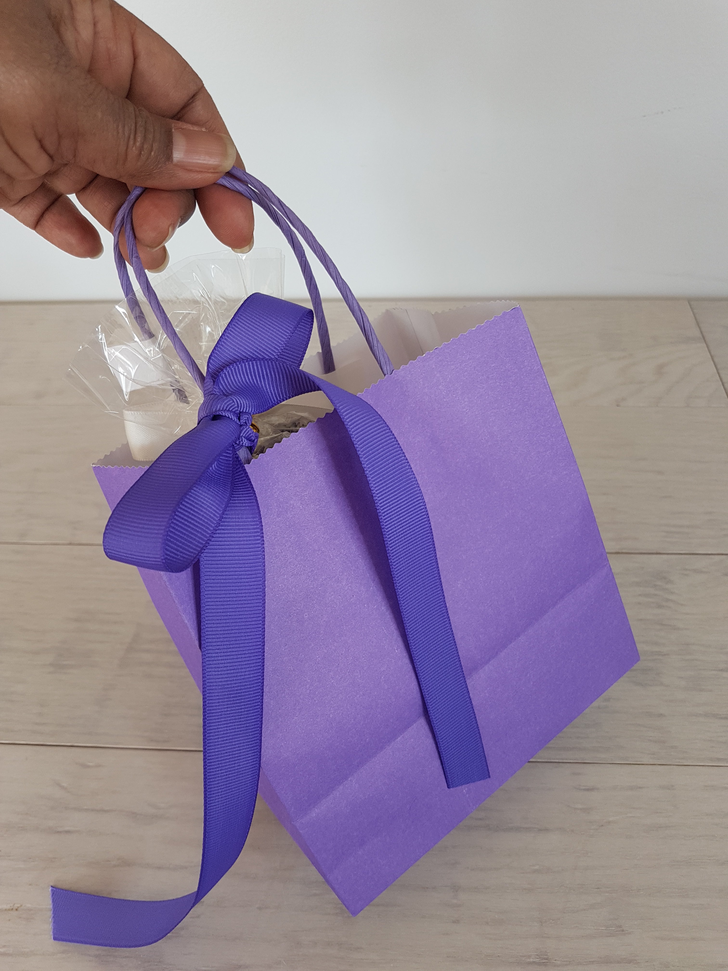 Lavender Gift bag at the Camellia