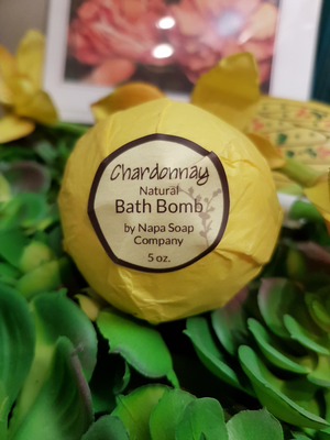 Chardonnay Bath bomb- Napa soap Co. 