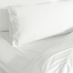 Open image in slideshow, white cotton sheets
