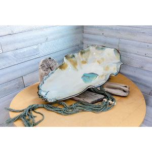 large oyster shell bowl